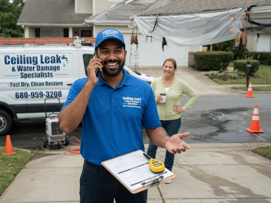 Ceiling Leak Cleanup South Roxana, IL FAQs